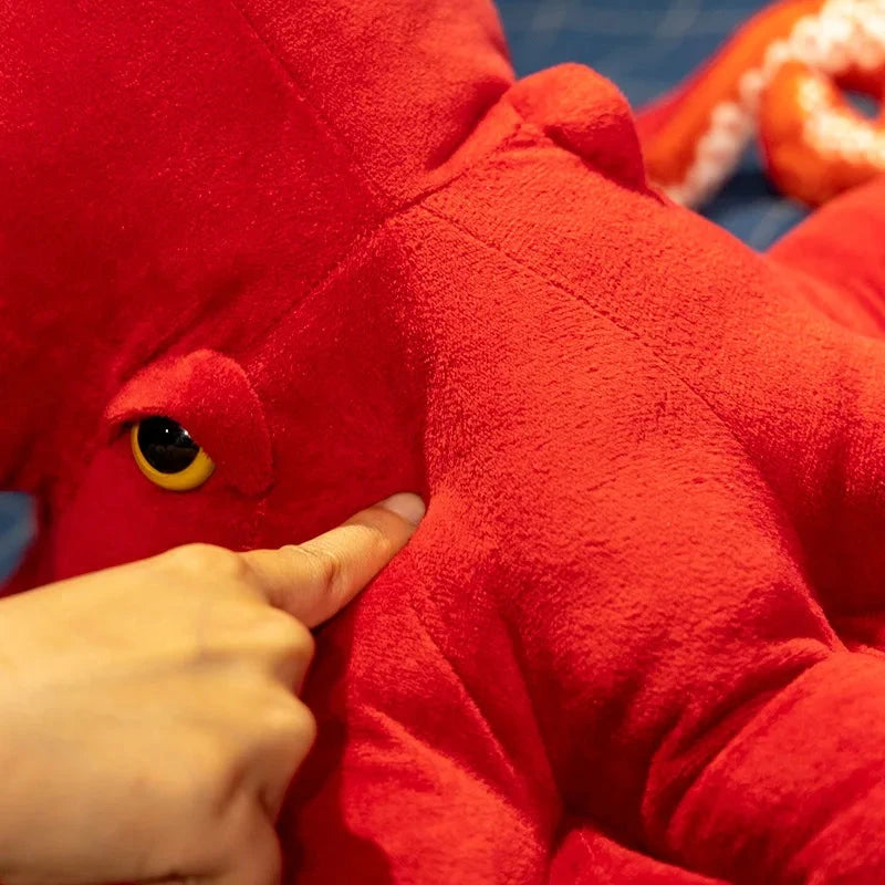 kawaiies-softtoys-plushies-kawaii-plush-Red Life-like Octopus Plushie Soft toy 