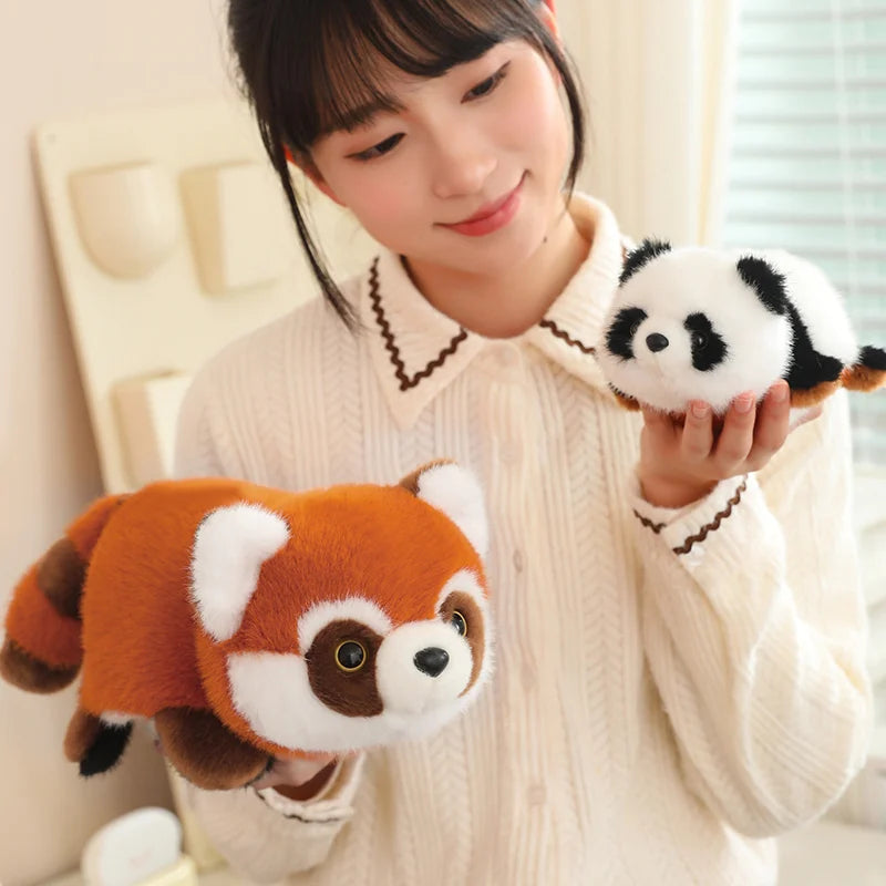 kawaiies-softtoys-plushies-kawaii-plush-Reversible Red Panda to Panda Plush Soft toy 10in / 25cm 