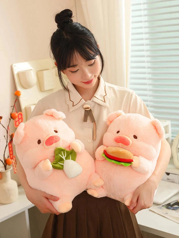 kawaiies-softtoys-plushies-kawaii-plush-Round Fluffy Chonky Piggy Plushie Soft toy 