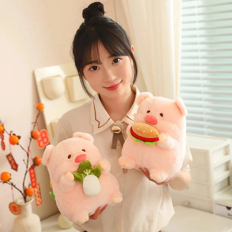 kawaiies-softtoys-plushies-kawaii-plush-Round Fluffy Chonky Piggy Plushie Soft toy 