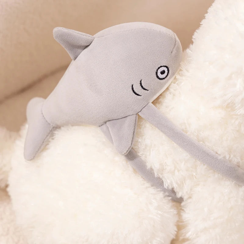 kawaiies-softtoys-plushies-kawaii-plush-Schnauzer Dog With Shark Bag Plush Soft toy 