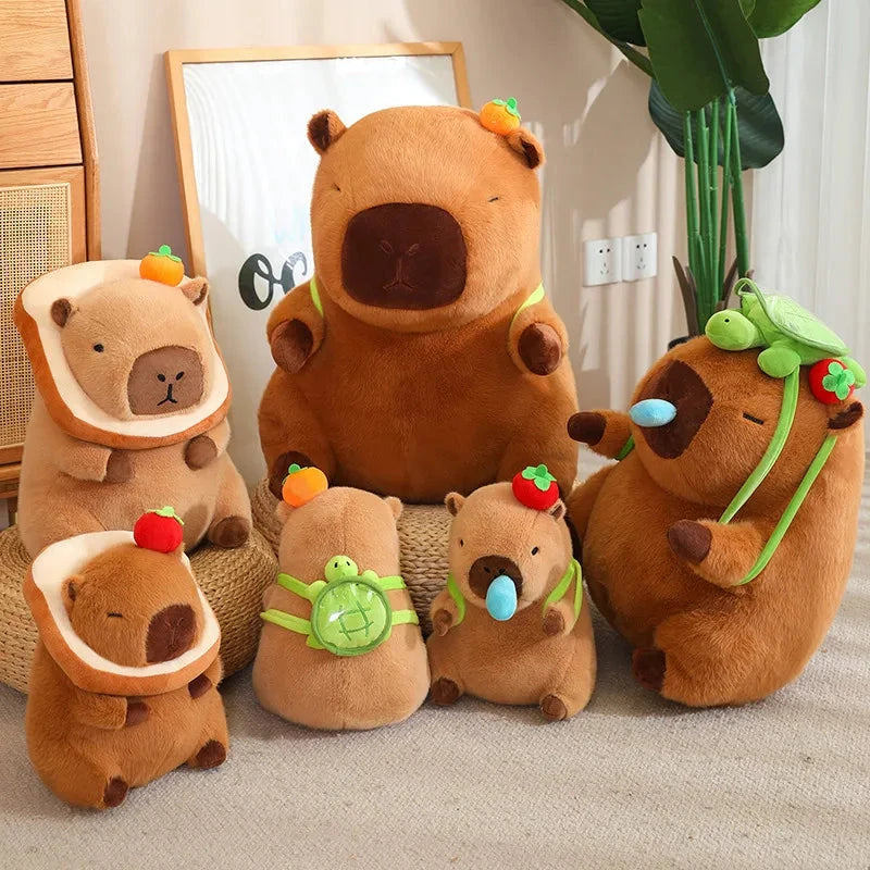 kawaiies-softtoys-plushies-kawaii-plush-Silly Capybara Toast Turtle Snotty Plushie Family Soft toy 