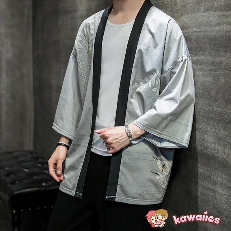 kawaiies-softtoys-plushies-kawaii-plush-Silver Crane and Martial Art Wu Men Kimono Kimono 