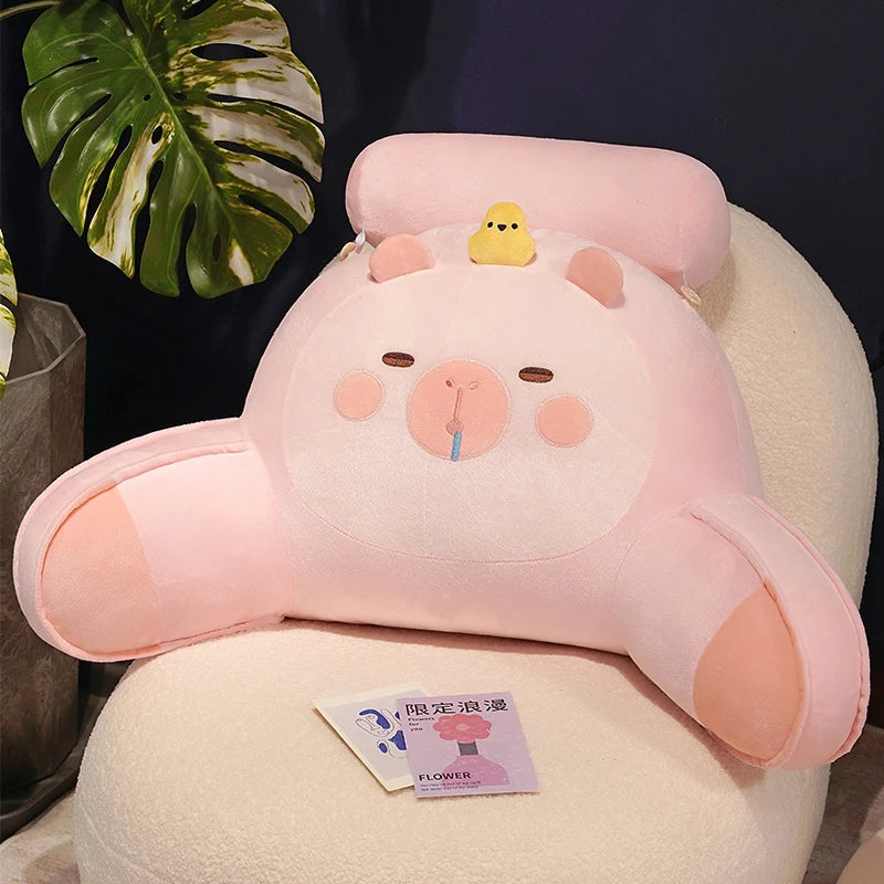 kawaiies-softtoys-plushies-kawaii-plush-Sleepy Capybara Resting Cushion Pillow Soft toy 