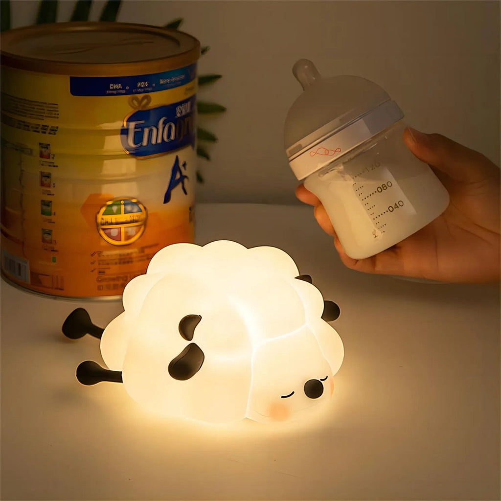 kawaiies-softtoys-plushies-kawaii-plush-Sleepy Sheep Bunny Panda LED Night Light Collection Home Decor 