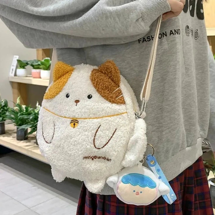 kawaiies-softtoys-plushies-kawaii-plush-Small Kawaii Cat Shoulder Bag Collection Bags 