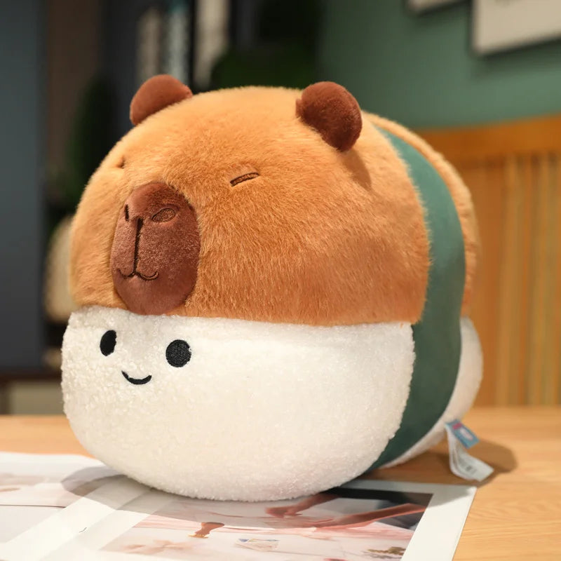 kawaiies-softtoys-plushies-kawaii-plush-Smiling Capybara Onigiri Plush Soft toy 