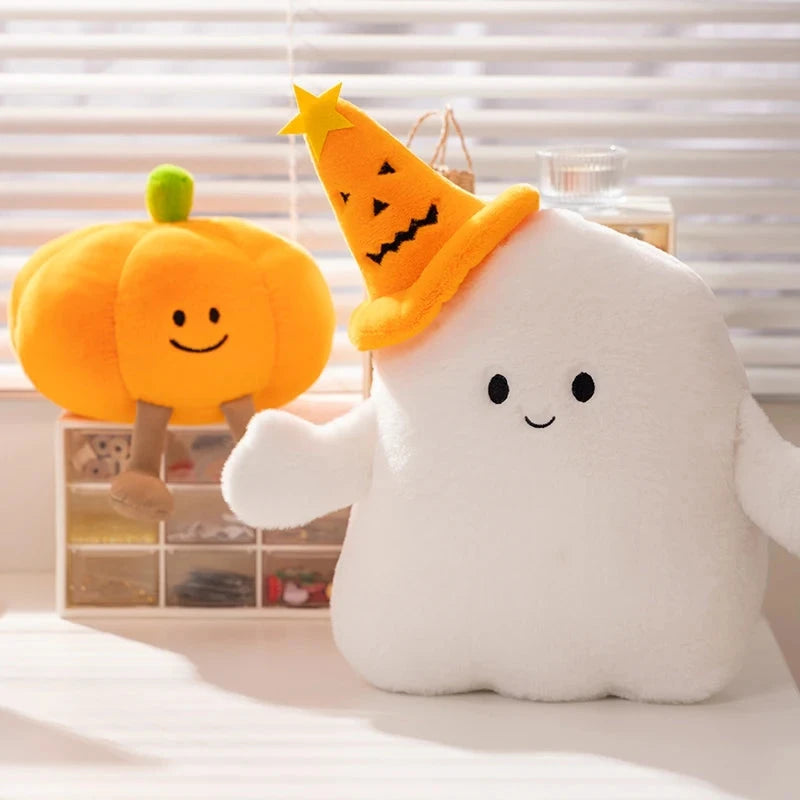 kawaiies-softtoys-plushies-kawaii-plush-Smiling Halloween Pumpkin Ghost Plush Soft toy 