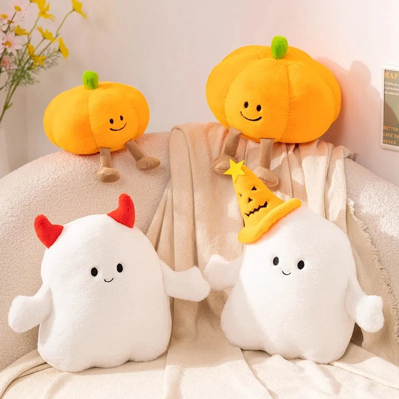 kawaiies-softtoys-plushies-kawaii-plush-Smiling Halloween Pumpkin Ghost Plush Soft toy 