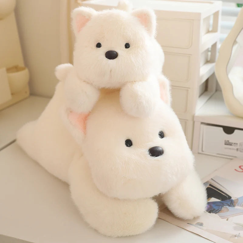 kawaiies-softtoys-plushies-kawaii-plush-Snowy the White Maltese Plushie with Frog Hat Soft toy 