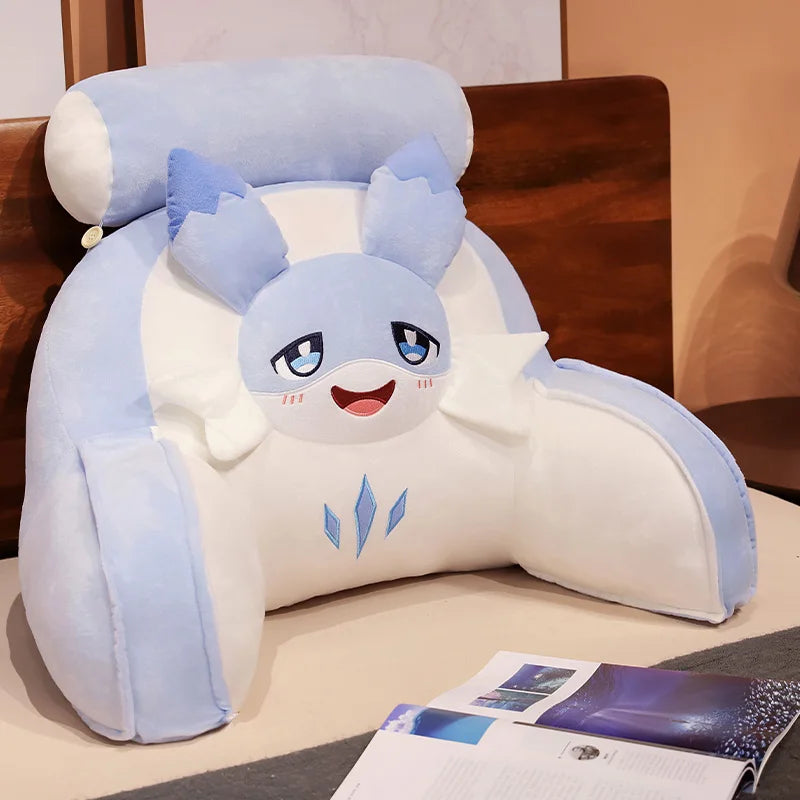 kawaiies-softtoys-plushies-kawaii-plush-Sofi the Cute Baby Blue Hybrid Dragon Cushion Seat Home Decor Kawaii 40x60cm 