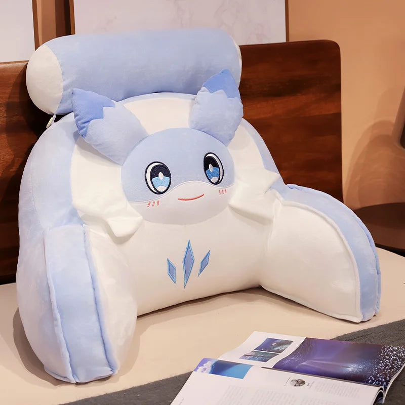 kawaiies-softtoys-plushies-kawaii-plush-Sofi the Cute Baby Blue Hybrid Dragon Cushion Seat Home Decor Smile 40x60cm 