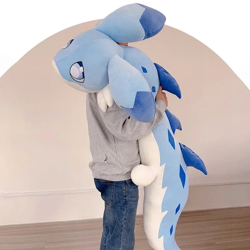 kawaiies-softtoys-plushies-kawaii-plush-Sofi the Long Kawaii Baby Blue Hybrid Dragon Plushie Soft toy 