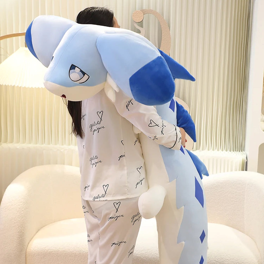 kawaiies-softtoys-plushies-kawaii-plush-Sofi the Long Kawaii Baby Blue Hybrid Dragon Plushie Soft toy 