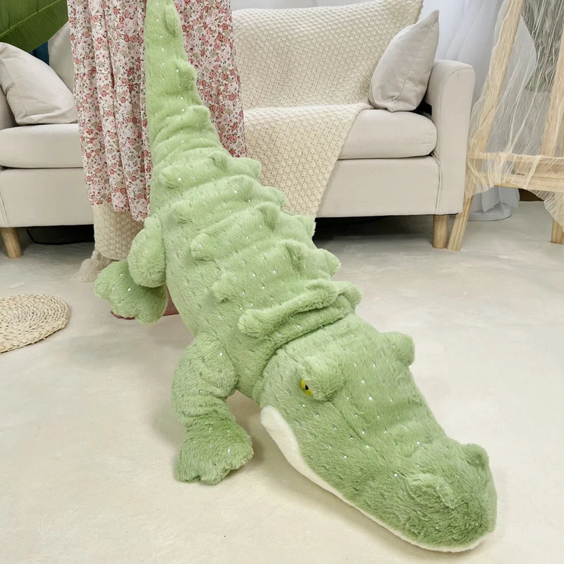 kawaiies-softtoys-plushies-kawaii-plush-Soft Fluffy Green Crocodile Plush Toy Soft toy 