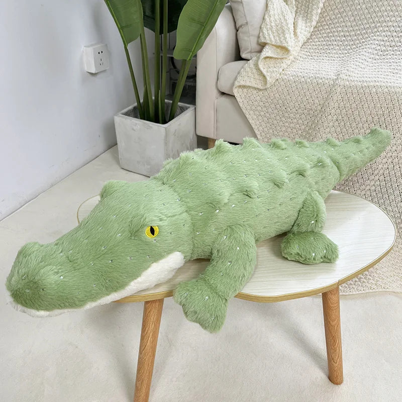 kawaiies-softtoys-plushies-kawaii-plush-Soft Fluffy Green Crocodile Plush Toy Soft toy 20in / 50cm 