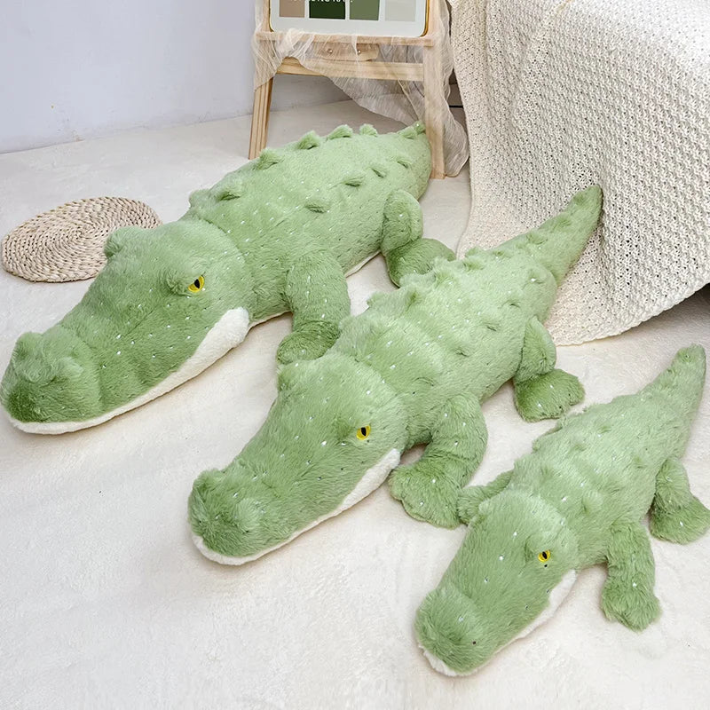 kawaiies-softtoys-plushies-kawaii-plush-Soft Fluffy Green Crocodile Plush Toy Soft toy 