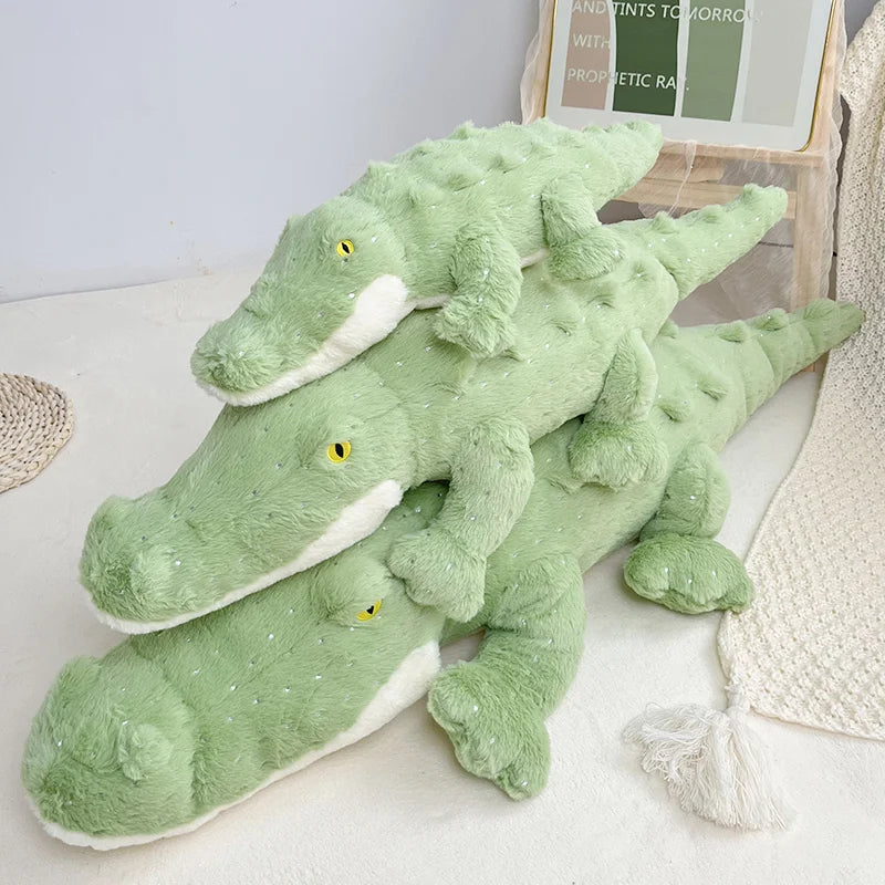 kawaiies-softtoys-plushies-kawaii-plush-Soft Fluffy Green Crocodile Plush Toy Soft toy 