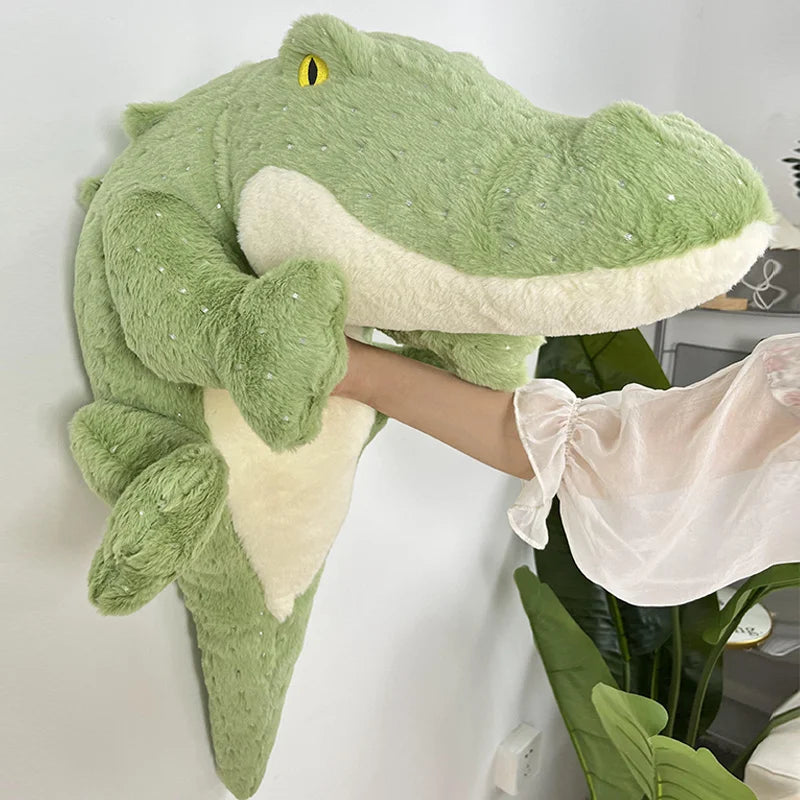 kawaiies-softtoys-plushies-kawaii-plush-Soft Fluffy Green Crocodile Plush Toy Soft toy 