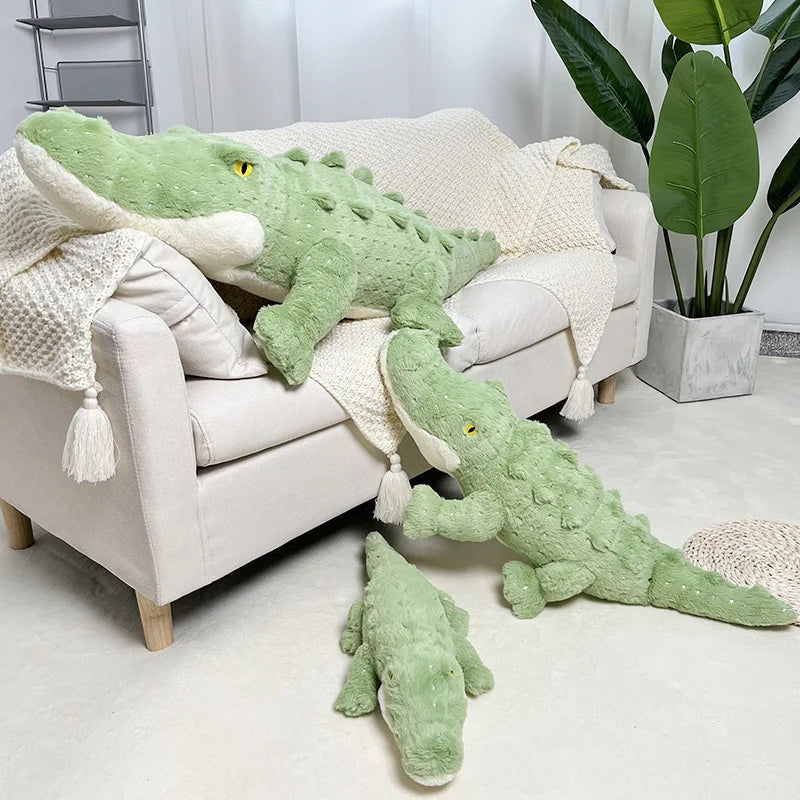 kawaiies-softtoys-plushies-kawaii-plush-Soft Fluffy Green Crocodile Plush Toy Soft toy 