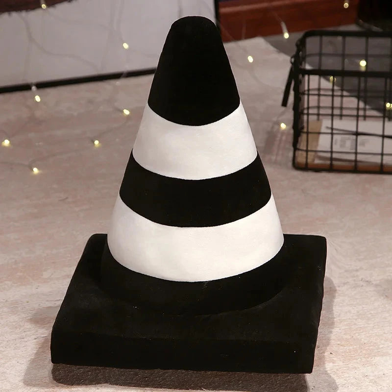 kawaiies-softtoys-plushies-kawaii-plush-Soft Traffic Cone Plushies Soft toy Black 