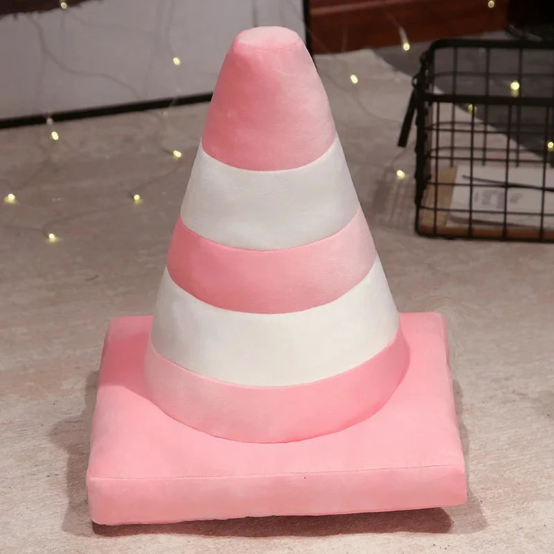 kawaiies-softtoys-plushies-kawaii-plush-Soft Traffic Cone Plushies Soft toy Pink 