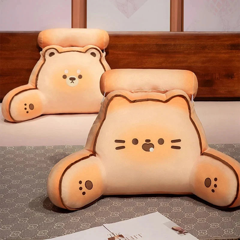 kawaiies-softtoys-plushies-kawaii-plush-. Squishy Bread Cat Dog Bear Resting Cushion Pillow Soft toy 