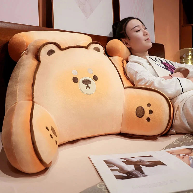 kawaiies-softtoys-plushies-kawaii-plush-. Squishy Bread Cat Dog Bear Resting Cushion Pillow Soft toy 