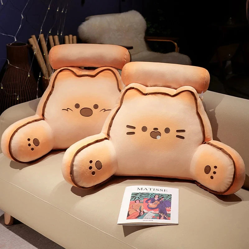 kawaiies-softtoys-plushies-kawaii-plush-. Squishy Bread Cat Dog Bear Resting Cushion Pillow Soft toy 