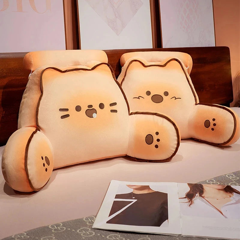 kawaiies-softtoys-plushies-kawaii-plush-. Squishy Bread Cat Dog Bear Resting Cushion Pillow Soft toy 