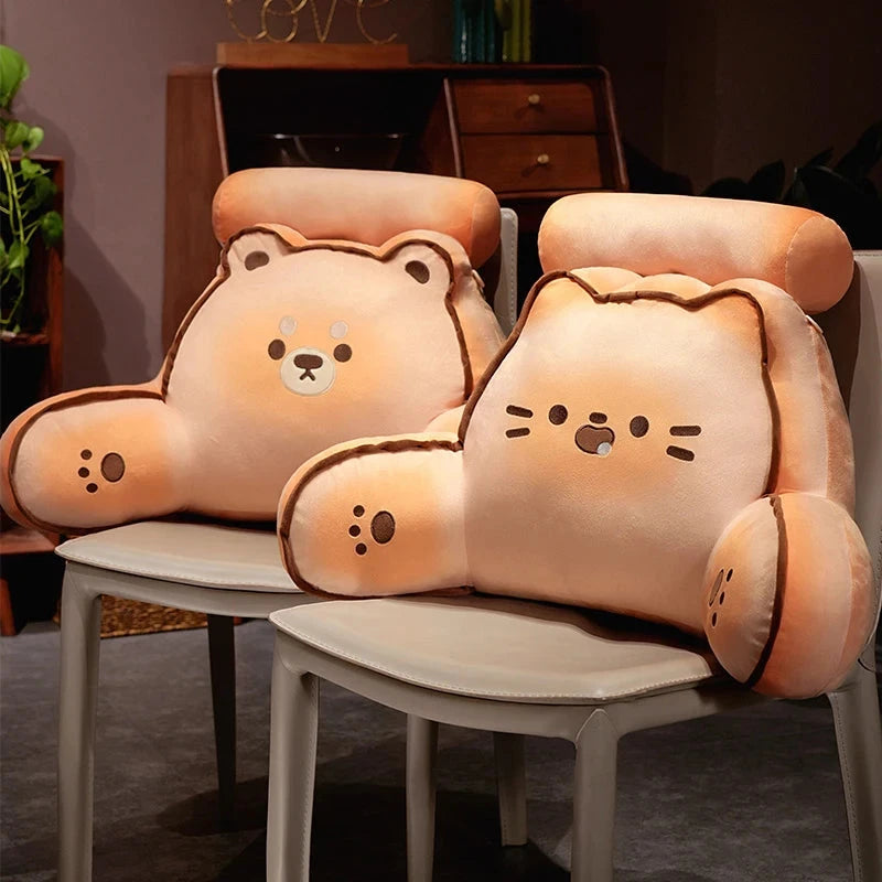 kawaiies-softtoys-plushies-kawaii-plush-. Squishy Bread Cat Dog Bear Resting Cushion Pillow Soft toy 