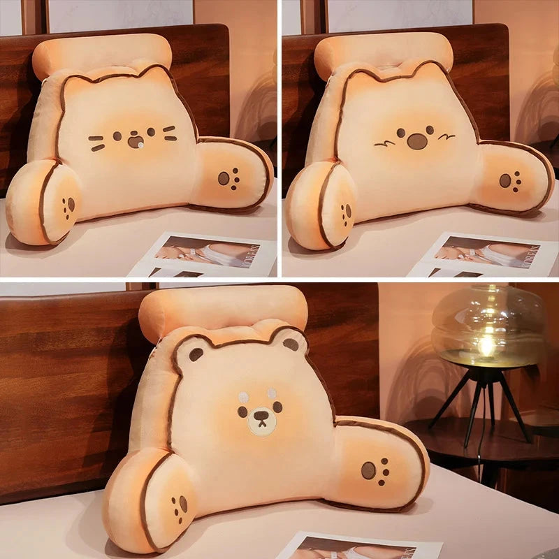 kawaiies-softtoys-plushies-kawaii-plush-. Squishy Bread Cat Dog Bear Resting Cushion Pillow Soft toy 