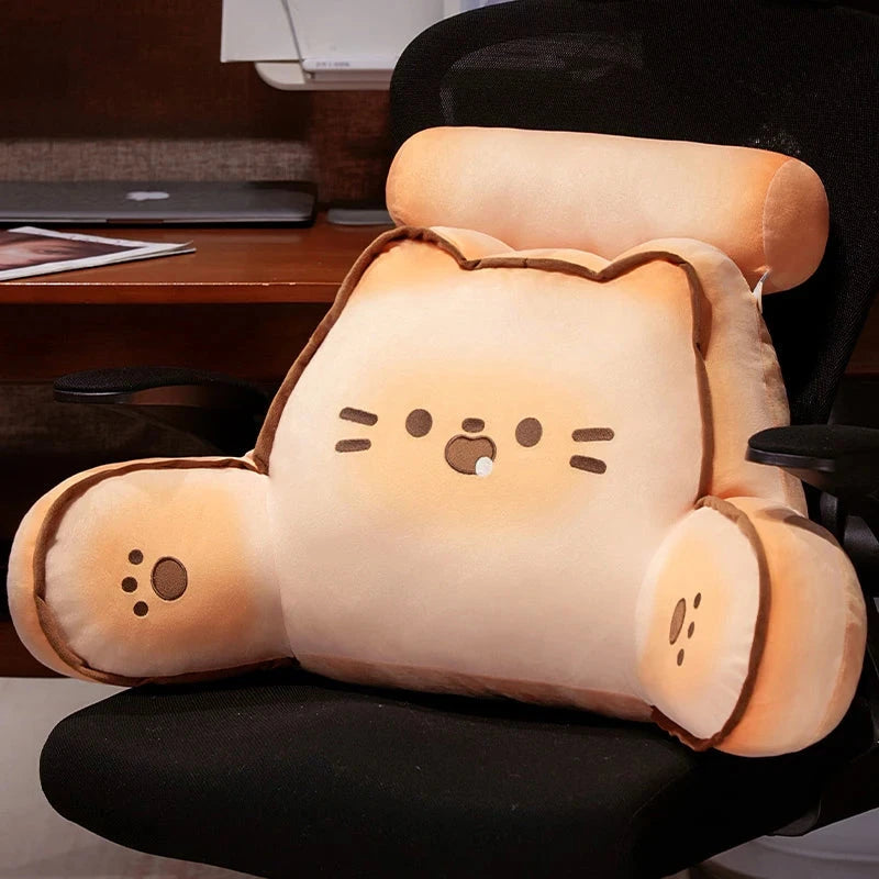 kawaiies-softtoys-plushies-kawaii-plush-. Squishy Bread Cat Dog Bear Resting Cushion Pillow Soft toy 