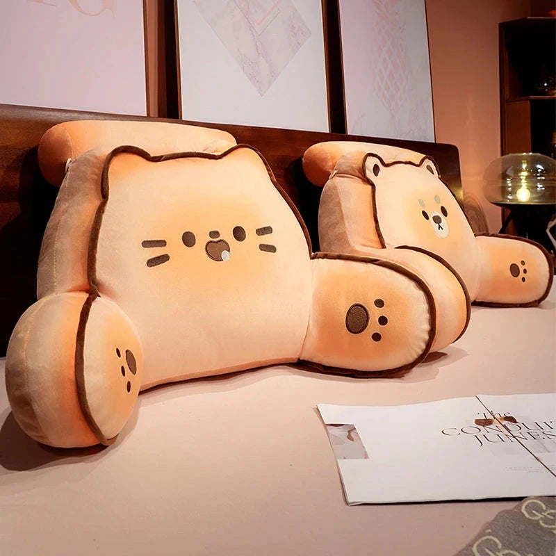 kawaiies-softtoys-plushies-kawaii-plush-. Squishy Bread Cat Dog Bear Resting Cushion Pillow Soft toy 