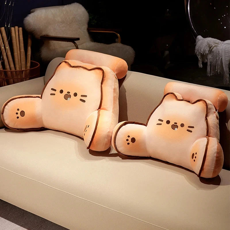 kawaiies-softtoys-plushies-kawaii-plush-. Squishy Bread Cat Dog Bear Resting Cushion Pillow Soft toy 