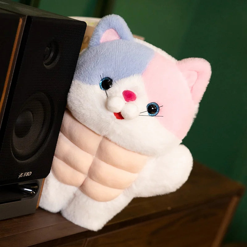 kawaiies-softtoys-plushies-kawaii-plush-Strong Muscle Cat Plushie Soft toy 