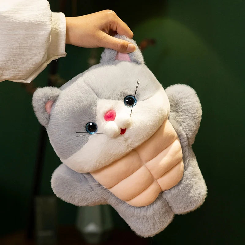 kawaiies-softtoys-plushies-kawaii-plush-Strong Muscle Cat Plushie Soft toy 