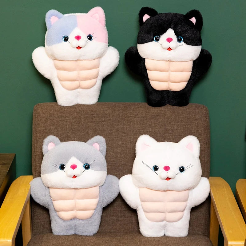 kawaiies-softtoys-plushies-kawaii-plush-Strong Muscle Cat Plushie Soft toy 