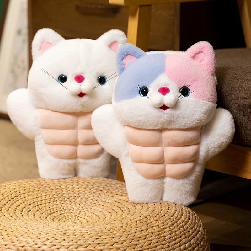 kawaiies-softtoys-plushies-kawaii-plush-Strong Muscle Cat Plushie Soft toy 