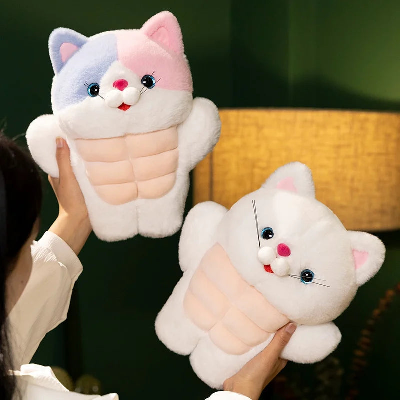 kawaiies-softtoys-plushies-kawaii-plush-Strong Muscle Cat Plushie Soft toy 