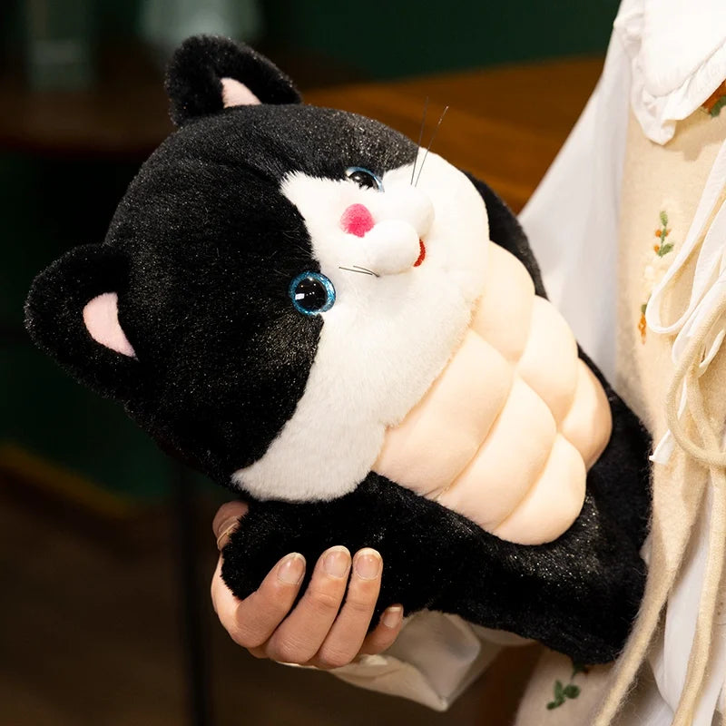 kawaiies-softtoys-plushies-kawaii-plush-Strong Muscle Cat Plushie Soft toy 