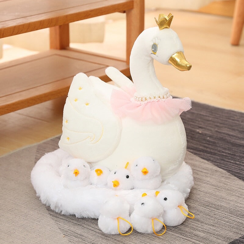 kawaiies-softtoys-plushies-kawaii-plush-Swan and Chicken Family Plushies Soft toy 