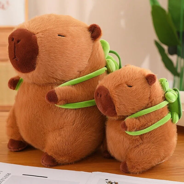 The Adorable Capybara Turtle Back Pack Plushies