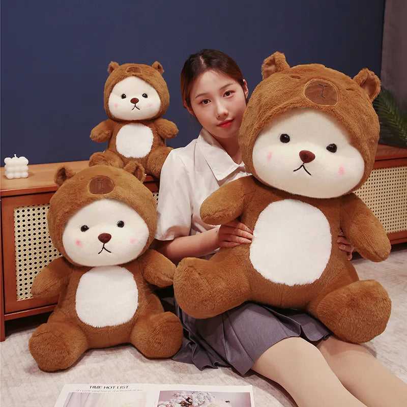 kawaiies-softtoys-plushies-kawaii-plush-White Bear Capybara Costume Plushie Soft toy 