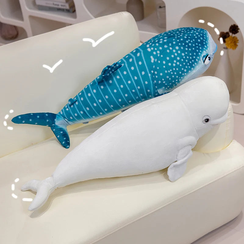 kawaiies-softtoys-plushies-kawaii-plush-White Beluga Blue Whale Shark 75cm Plushies Soft toy 