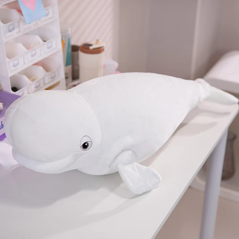 kawaiies-softtoys-plushies-kawaii-plush-White Beluga Blue Whale Shark 75cm Plushies Soft toy Whale Beluga 