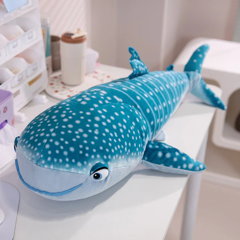 kawaiies-softtoys-plushies-kawaii-plush-White Beluga Blue Whale Shark 75cm Plushies Soft toy Whale shark 
