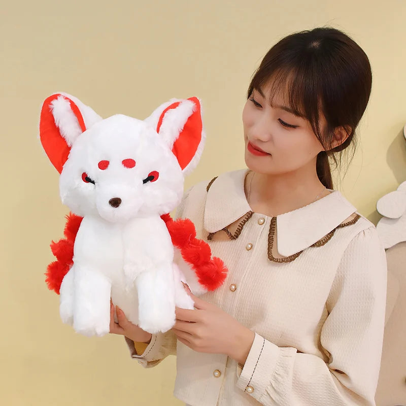 kawaiies-softtoys-plushies-kawaii-plush-White Nine-Tailed Fox Plushies Soft toy 