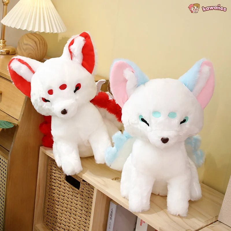 kawaiies-softtoys-plushies-kawaii-plush-White Nine-Tailed Fox Plushies Soft toy 