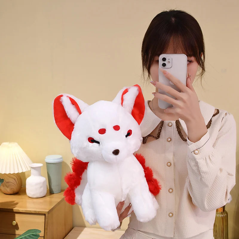 kawaiies-softtoys-plushies-kawaii-plush-White Nine-Tailed Fox Plushies Soft toy 